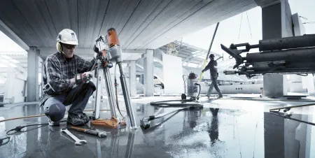 Бурильная машина со стойкой Husqvarna DMS 240