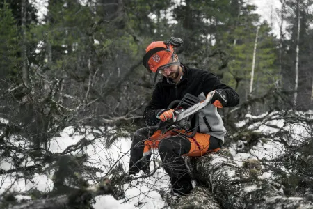 Бензопила Husqvarna 445e II 15" 0.325 1.3 64DL HSM