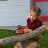Детская бензопила Husqvarna, звук+работает цепь при нажатии на курок