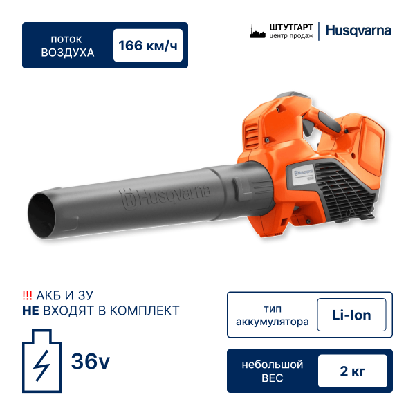Аккумуляторная воздуходувка Husqvarna 120iB